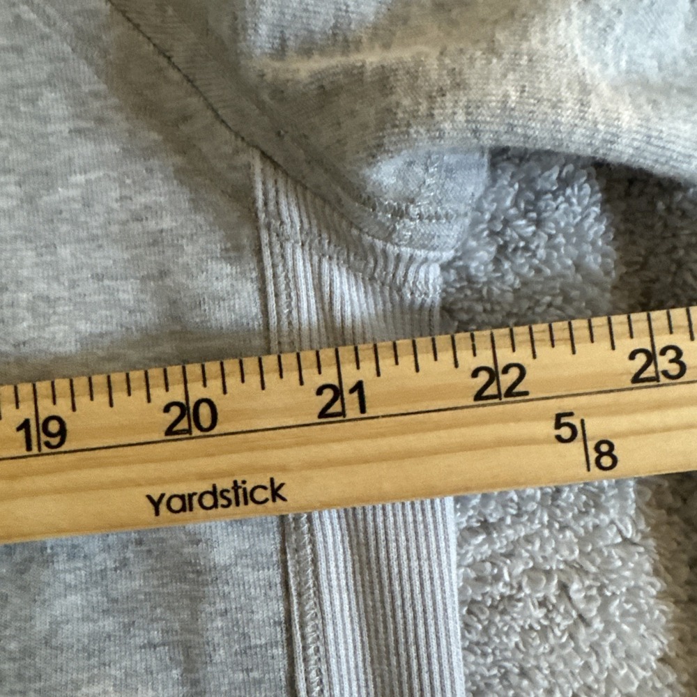 Rhone Heritage Midweight Sweatshirt Mens Medium Gray 1/4 Zip Pullover - Picture 12 of 16